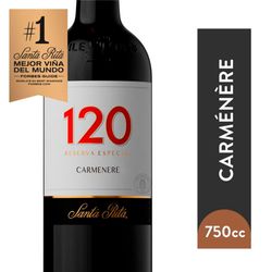 Vino Santa Rita 120 Reserva Especial Reserva Carmenere 750 cc