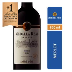 Vino Santa Rita Medalla Real Reserva Merlot 750 cc