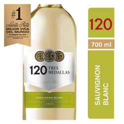 Vino Santa Rita 120 3 Medallas Sauvignon Blanc 700 cc