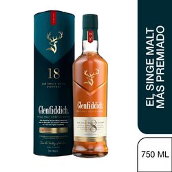 Whisky Glenfiddich 18 Años 750 cc