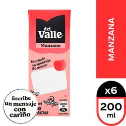 Pack 6 un. Néctar Manzana 200 ml