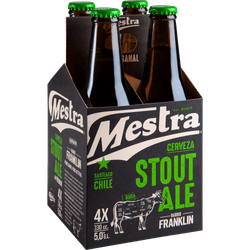 Pack 4 un. Cerveza Mestra Stout Ale 5.2° 330 cc