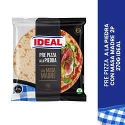 Pre Pizza Ideal A La Piedra 270 g 2 un.