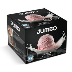 Helado Jumbo Frutilla a la Crema