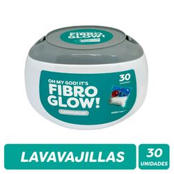 Detergente Lavavajillas Pods Fibro Glow 30 un.