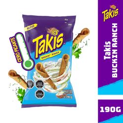 Snack Tortillas Takis Buckin Ranch 190 g