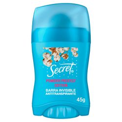 Antitranspirante Barra Secret Powder Protect Cotton 45 g