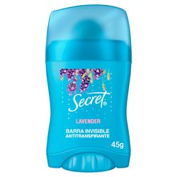 Antitranspirante Barra Secret Ph Balanced Lavander Aroma Lavanda 45 g