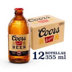 Pack 12 un. Cerveza Coors Original 5.0° 355 cc