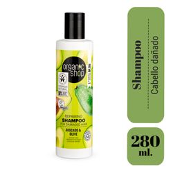 Shampoo Organic Shop Reparador Palta Olivo 280 ml