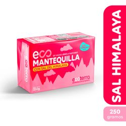 Mantequilla Ecoterra con Sal del Himalaya Vacas Libre Pastoreo 250 g