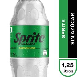 Bebida Sprite Sin Azucar 1.25 L