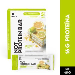 Barra de Proteína NotProtein Bar Lemon Cake 45 g 5 un.