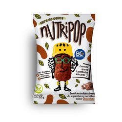 Snack Garbanzos Nutripop Sin Gluten Chocolate 20 g
