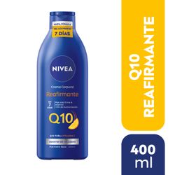 Crema Nivea Q10 Milk Reafirmante 400 ml