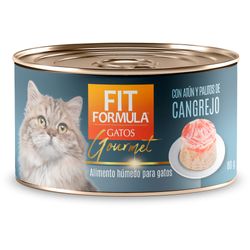 Alimento Húmedo Gato Fit Gourmet Cangrejo 80 g