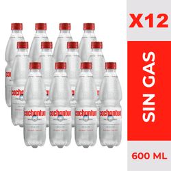 Caja 12 un. Agua Mineral Cachantun Sin Gas 600 cc