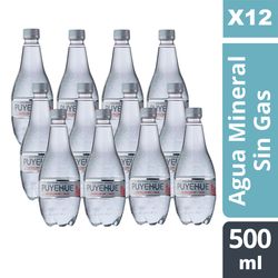 Caja 12 un. Agua Mineral Puyehue Sin Gas 500 cc