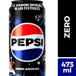 Bebida Pepsi Zero Lata 473 cc