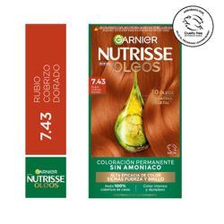 Tintura Nutrisse Oleos Cobrizo Dorado 7.43