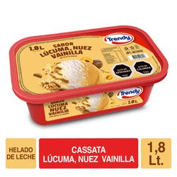 Helado Trendy Lúcuma Nuez Vainilla 1.8 L
