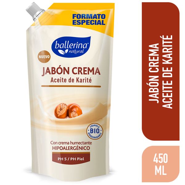 Ballerina Jabón Crema Karité Doypack