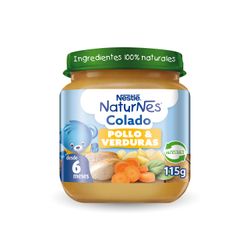Colado Naturnes Pollo y Verduras 115 g