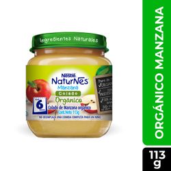Compota Naturnes Orgánica Manzana 113 g