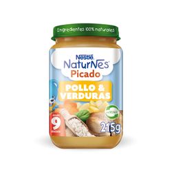 Picado Naturnes Pollo y Verduras 215 g