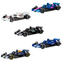Auto Hot Wheels Pack 5 Autos F1