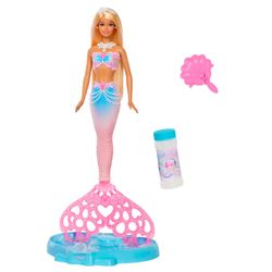 Muñeca Barbie Sirena con Burbujas