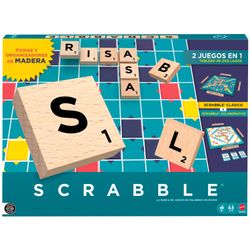 Juego de Mesa Scrabble Madera Clásico