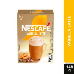 Café Instantáneo Nescafé Vainilla Latte 148 g (8 un. x 18.5 g)