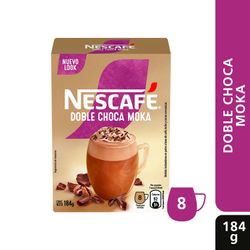 Café Instantáneo Nescafé Doble Choca Moka 184 g (8 x 23g)