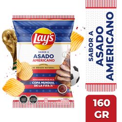 Papas Lays Sabor Asado Americano 160 g