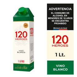 Vino Santa Rita 120 Blanco Caja 1 L