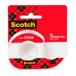 Cinta Cross Scotch Cristal con Dispensador