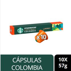 Café en Cápsulas Starbucks Single-Origin Colombia 57 g 10 un.