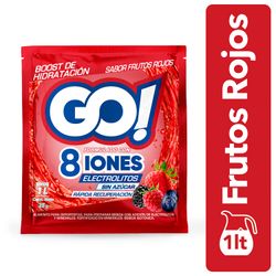 Jugo en Polvo Go 8 Iones Frutos Rojos 25 g