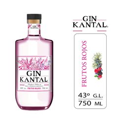 Gin Kantal Frutos Rojos 43° 750 cc