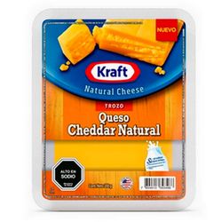 Queso Cheddar Kraft Trozo 200 g