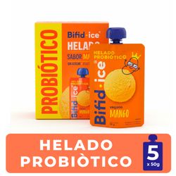 Helado Probiótico Bifid Ice Mango 50 g 5 un.