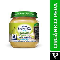 Compota Naturnes Orgánico Pera 113 g