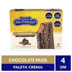 Pack 4 un. Helado San Francisco Chocolate Nuss 62 g