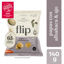 Papas Chips Flip Sabor Ajo Albahaca