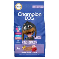 Alimento Perro Cachorro Champion Dog Razas Pequeñas 3 kg