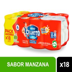 Pack 18 un. Bebida Láctea Chamyto Manzana Multipack 80 ml