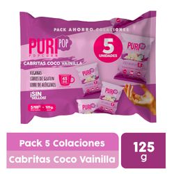 Pack Colación Puripop Coco Vainilla 25 g