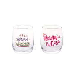 Set de 2 Vasos de Vidrio