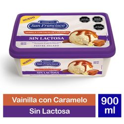 Helado San Francisco Postre Vainilla Caramelo 900 ml